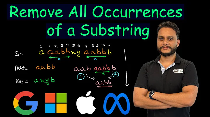 Remove All Occurrences of a Substring | Leetcode 1910