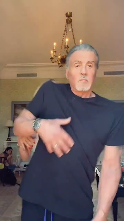 Sylvester Stallone stealing the spotlight from his daughter Sophia 😆🌟❤️