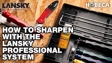 🔪 How to Sharpen a Knife with the Lansky® Professional System | Step-by-Step Guide from @HobecaNZ