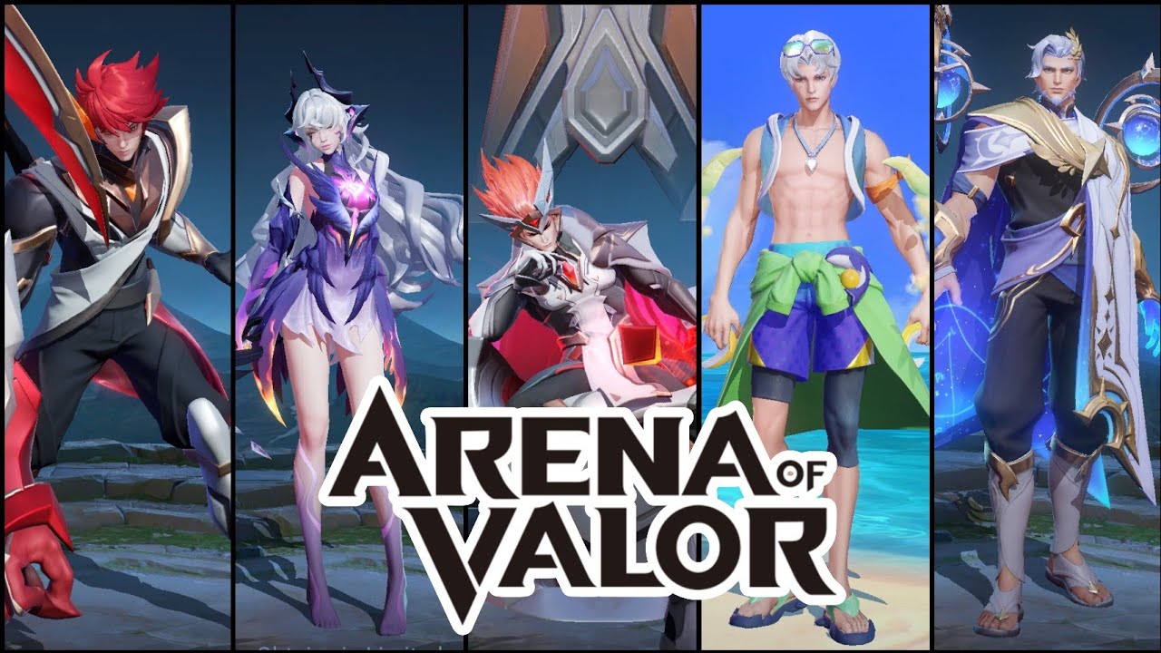 All heroes and skins from Arena of Valor 2025 part 8