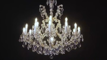 Đèn Chùm Pha Lê Tiệp Khắc Maria Theresa Cỡ Trung