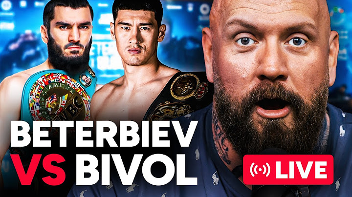 BETERBIEV vs BIVOL - Riyadh Season LIVE 🥊