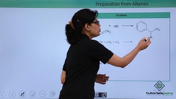 Class 11th – Problem on Preparation from Alkenes | Haloalkanes and Haloarenes | Tutorials Point