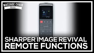 Sharper Image Revival Massage Chair Remote Functions