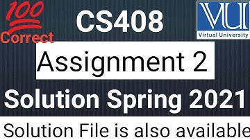 cs408 Assignment 2 Solution || Spring 2021