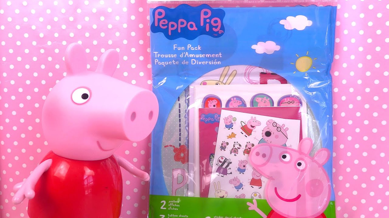 Peppa Pig Trousse d’Activités Autocollants et Coloriage