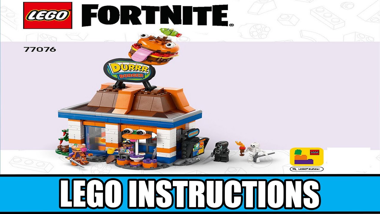 Fortnite - Durrr Burger Restaurant LEGO instructions