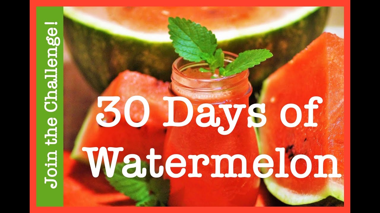 30 Days Watermelon Detox and Weight Loss Challenge YouTube