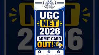 # UGC NET 2026 Admit Card Out 🔥