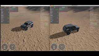 Vehicle Physics Multiplayer Destruction Test | Unity DOTS