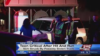 Teen critically injured in hit and run accident