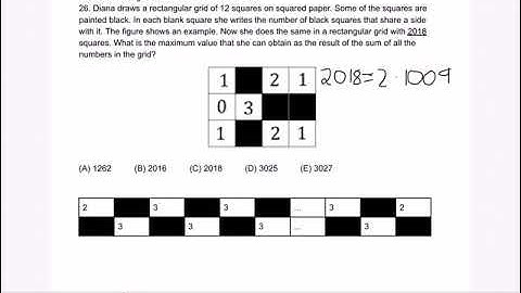 2018 Math Kangaroo Levels 9 - 10 Problem #26