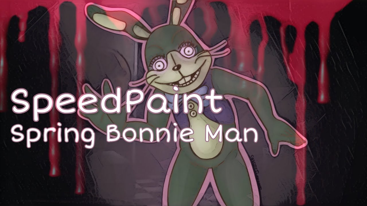 SpeedPaint | FNaF Help Wanted | Spring Bonnie Man | ФНАФ Требуется ...