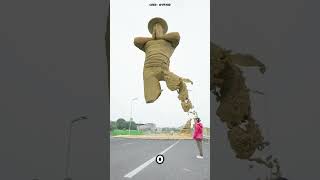 Ой, статуя рухнула 😱   #short