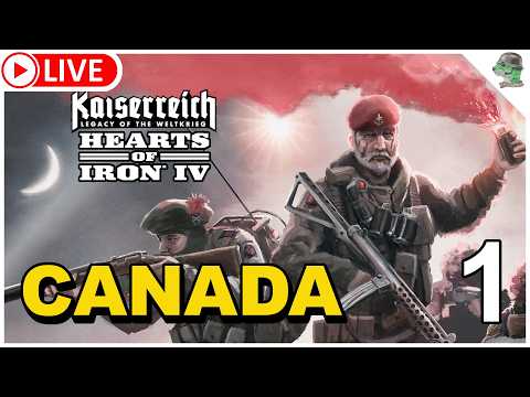 Il ritorno dell'INTESA! - HoI 4  KAISERREICH Gameplay ITA Live 1 Canada/Belgio coop