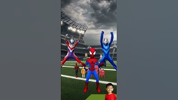 SpiderMan Ultraman Play Squid Game  #spiderman #squidgame #squidgame2