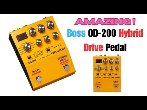 Boss OD 200 Hybrid Drive Pedal - YouTube