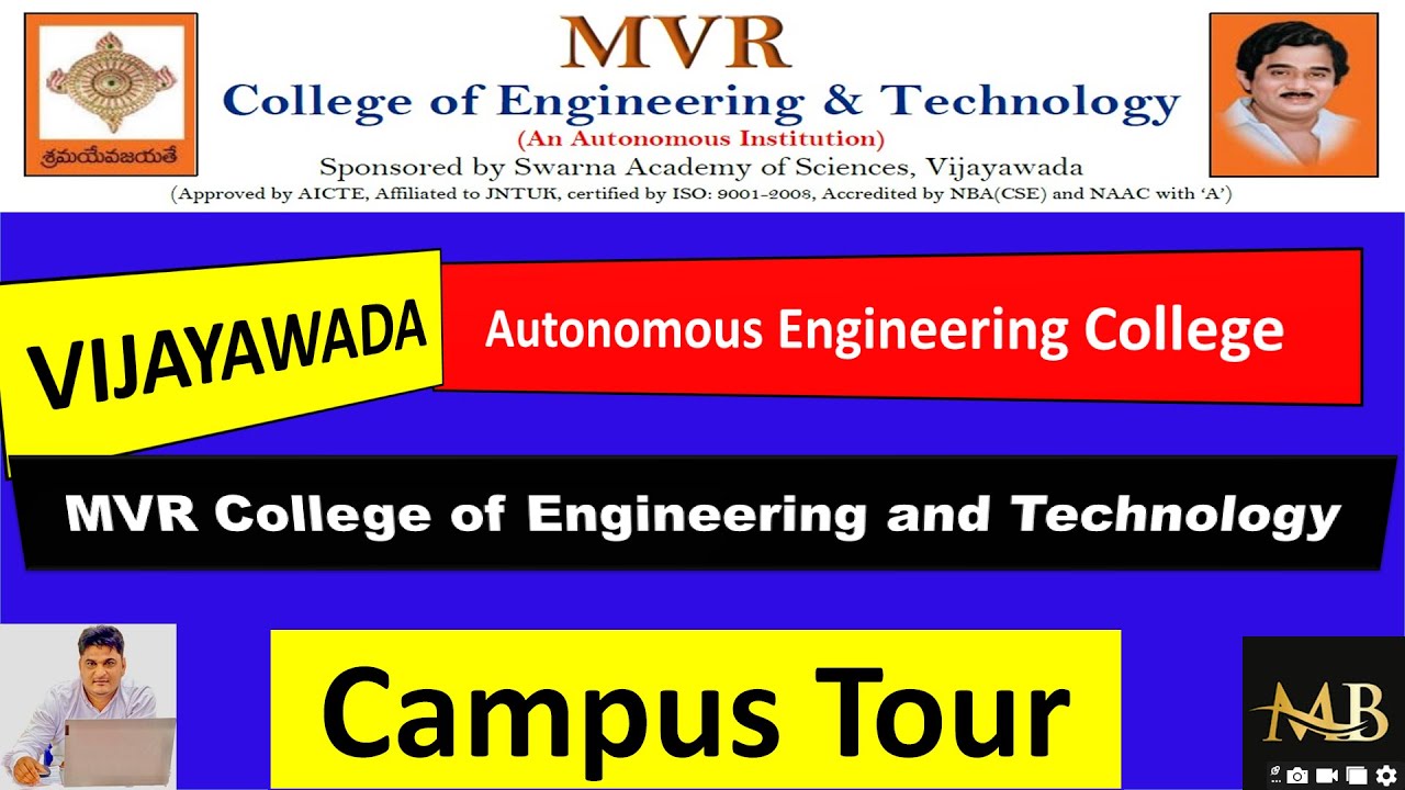 MVR College of Engineering and Technology || Best Autonomous Engineering College || Campus Tour