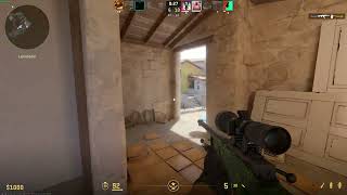 CS2 AWP noscope flick panic