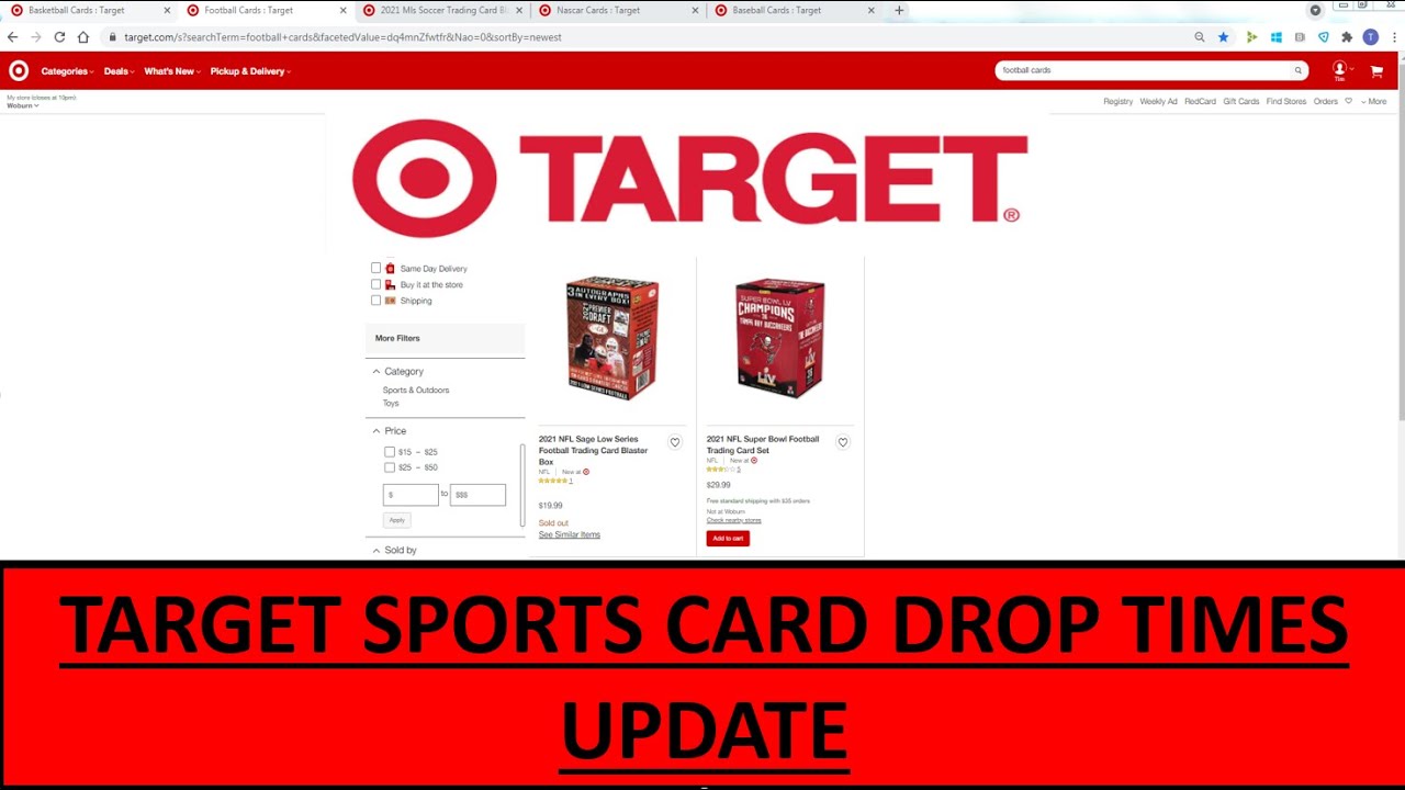 How To Buy Sports Cards Online At Target What Time Does Target Sell 