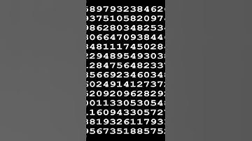 Écouter les 100.000 premier chiffres de π (Pi) sur le chaine