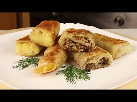 ЭТО НАХОДКА ДЛЯ ПОСТА! ВКУСНО и СЫТНО! Постные Блины на Минеральной Воде с Начинками!