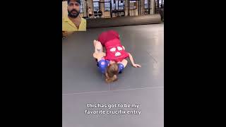 Creative Crucifix Entry Technique #bjj #viral #hanuman #jiujitsu #reels #shorts #judo #combatsports