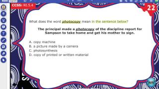 ELA 5 RL 5.4/RI 5.4   Determine meaning of words using context clues