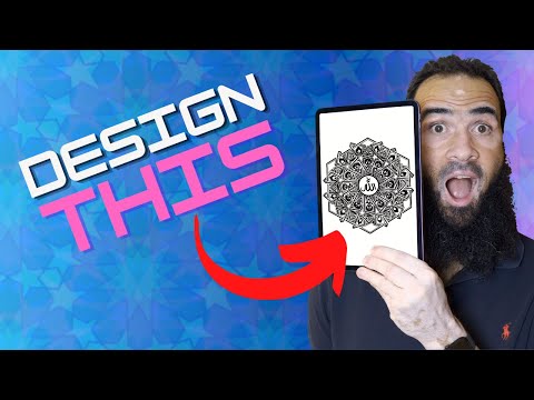 Islamic Geometric Art in Procreate for iPad Pro!