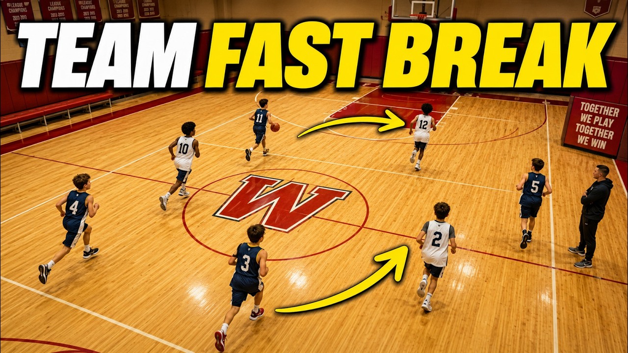 Play Faster! Team Fast Break Drills To Master Transition Basketball ...