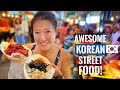 DELICIOUS Korean Street Food 🇰🇷 YUMMY Hotteok, Mandu, live Octopus &amp; more! Gwangjang Market, Seoul