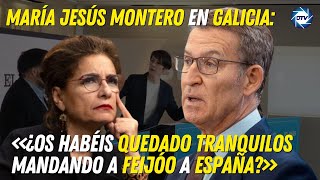 🔴 María Jesús Montero desata la polémica con sus palabras sobre Feijóo en Galicia🔴