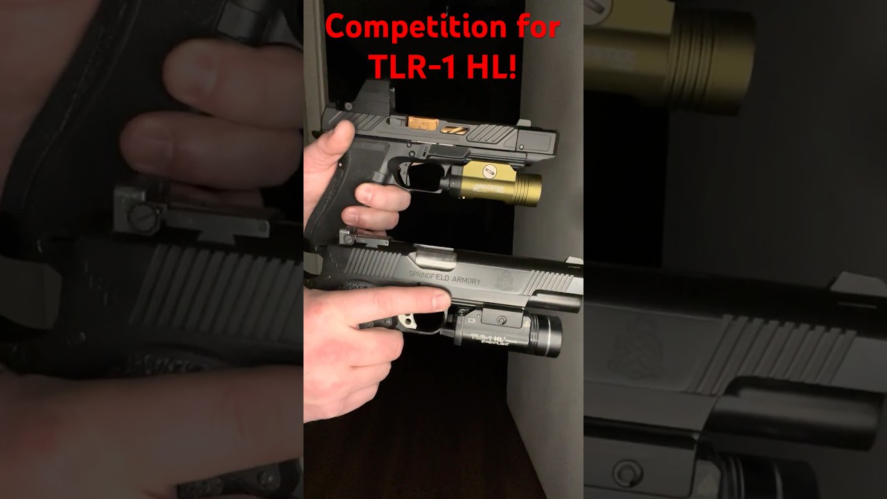 Streamlight TLR-1 HL vs. Nightstick TWM-30F | Indoor Weapon Light Comparison (1–10 Yards) 