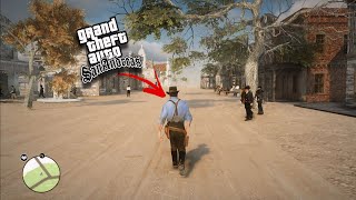 I TURNED GTA SAN ANDREAS INTO RDR GAME ( USING MODS )