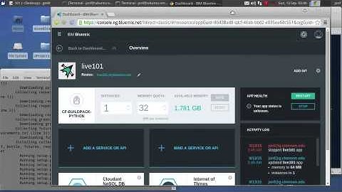 IBM Blue Mix 101 First Web App