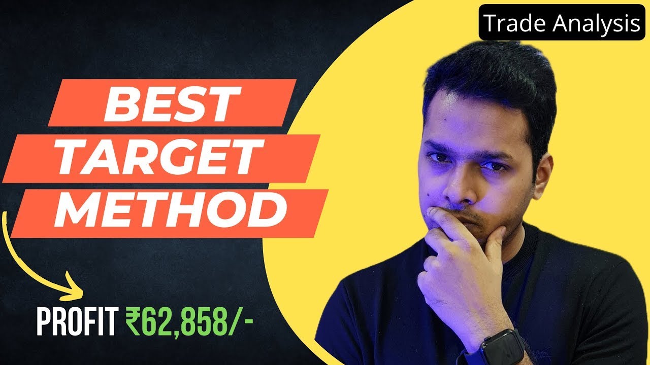 BEST TARGET method in INTRADAY TRADING!!! Profit ₹62858 Trade