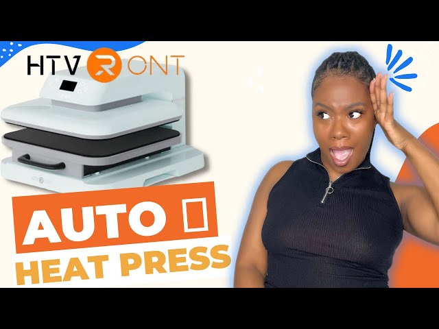 Unbox this Auto Heat Press from @HTVRONT with me! 📦 I've wanted a he