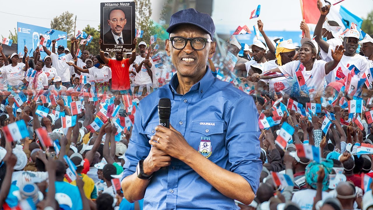 LIVE // KAYONZA PAUL KAGAME UMUKANDIDA WA FPR INKOTANYI YAKIRIWE ...