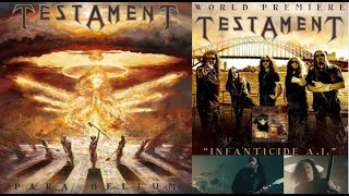 Testament new album “Para Bellum“ release “Infanticide A.I.&quot; music video + details!