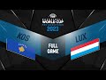 Kosovo v Luxembourg | Full Game - FIBA Basketball World Cup 2023 European Pre-Qualifiers