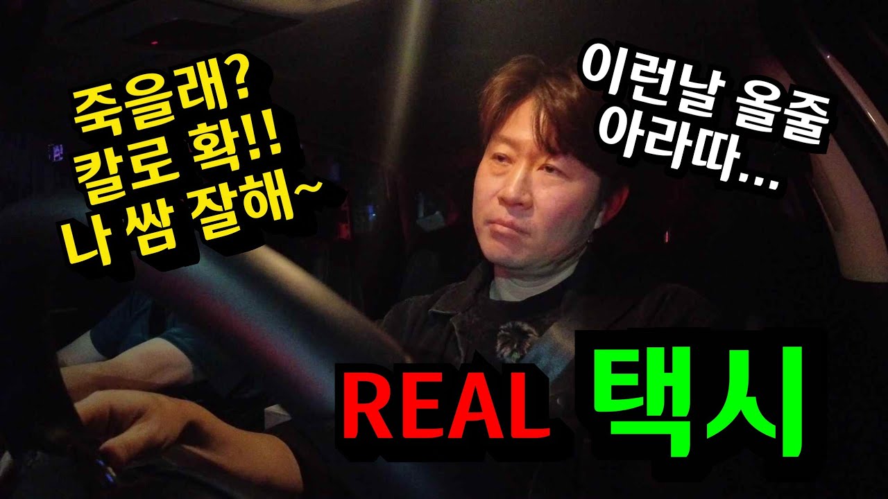 사람인줄 알고 태웠습니다. [ 택시 영업 현실 ]