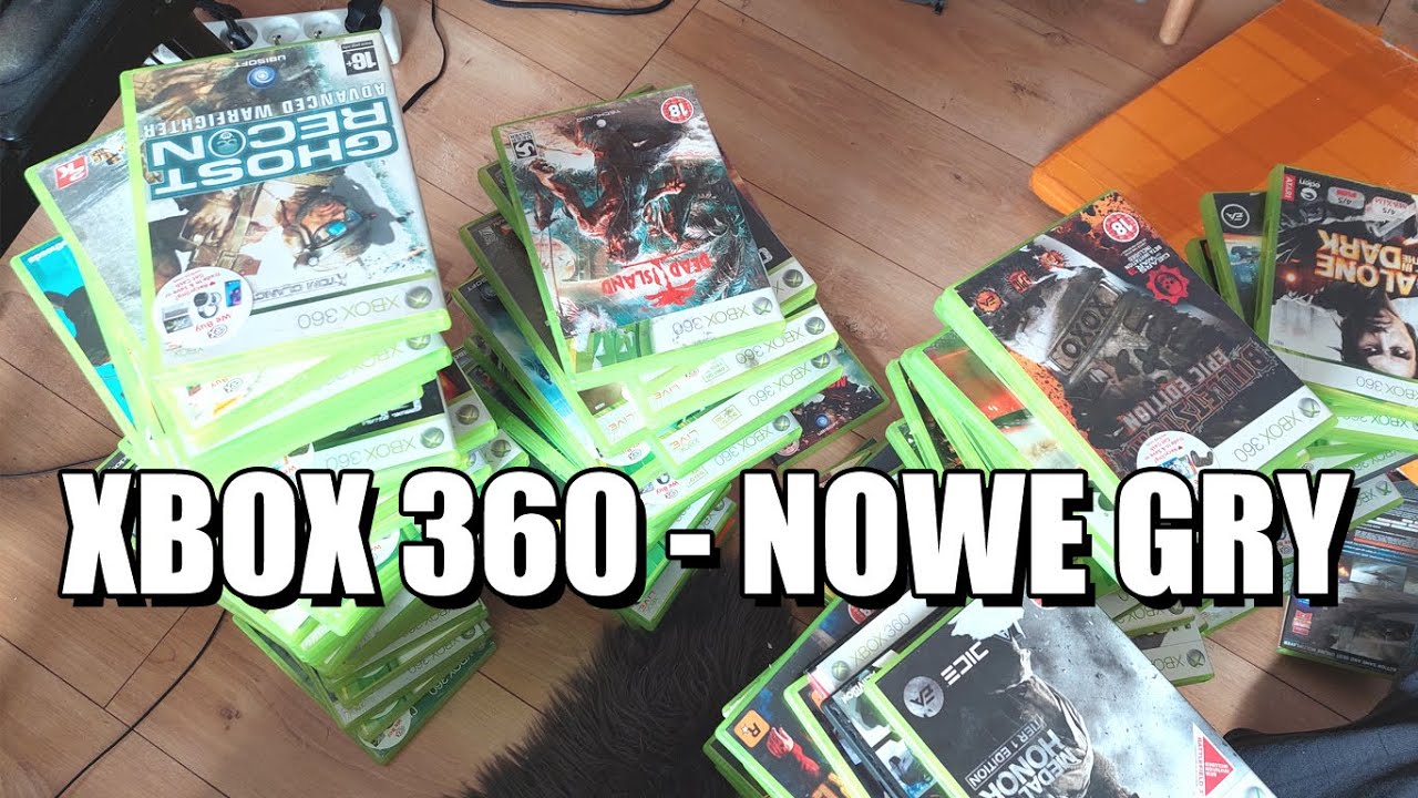 Xbox 360 - nowe gry i nowa paczka - UNBOXING
