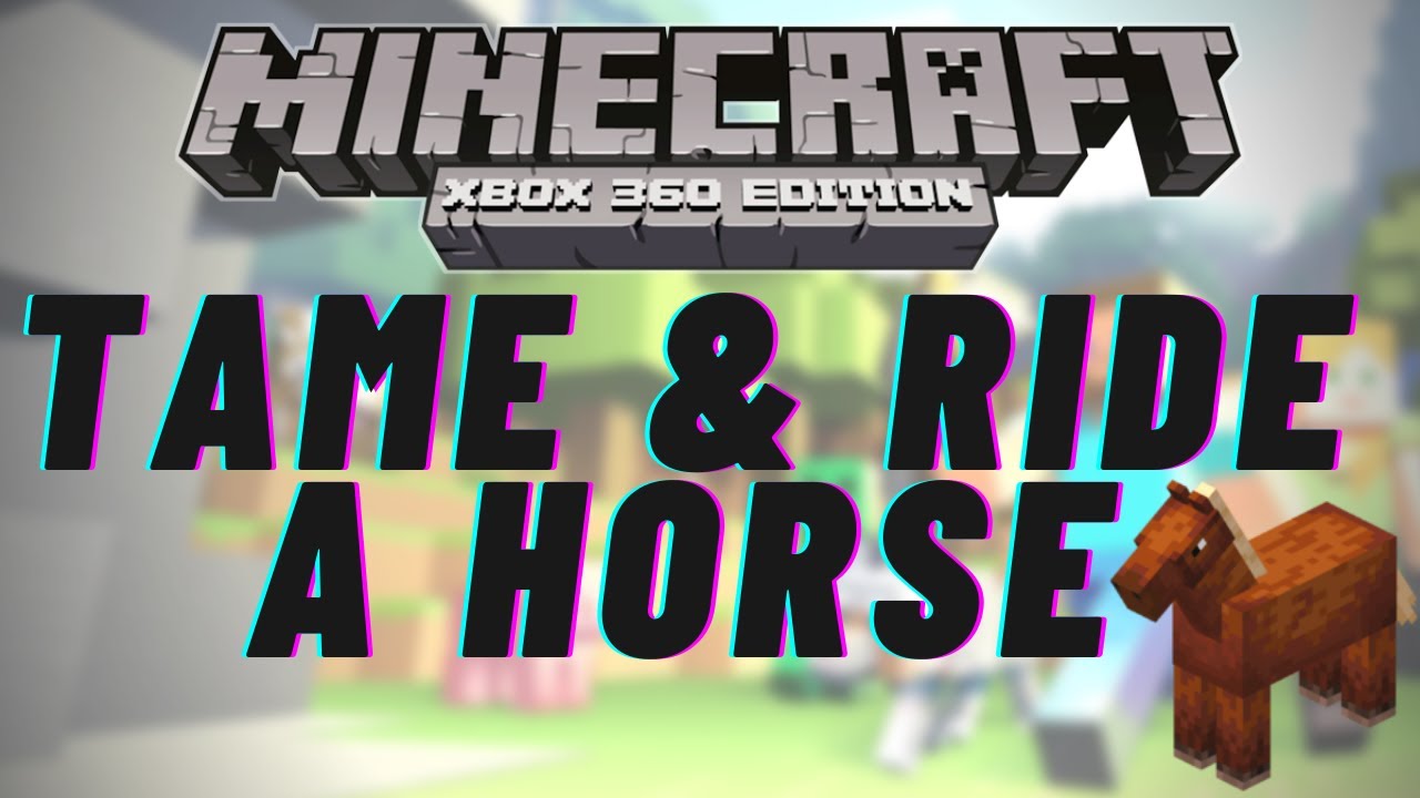 How to Tame a Horse in Minecraft XBOX 8 8 How to Tame a Horse in Minecraft XBOX 8 8