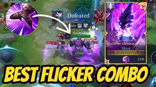 Skud Best Flicker Combo Gameplay Aov 傳說對決 Rov Liên Quân Mobile