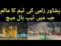 Peshawar Zalmi team played tanis ball match in Malam jabbah