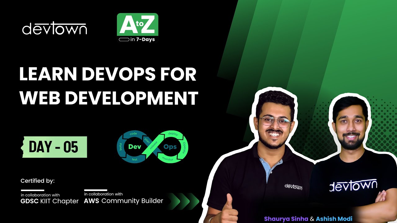 [LIVE] DAY 05 - Learn DevOps for Web Development | COMPLETE in 7 - Days ...