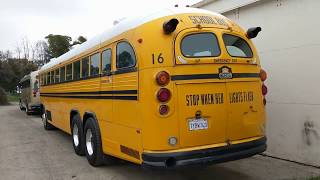 1988 Crown Supercoach School Bus Tandem Axle Walk Around