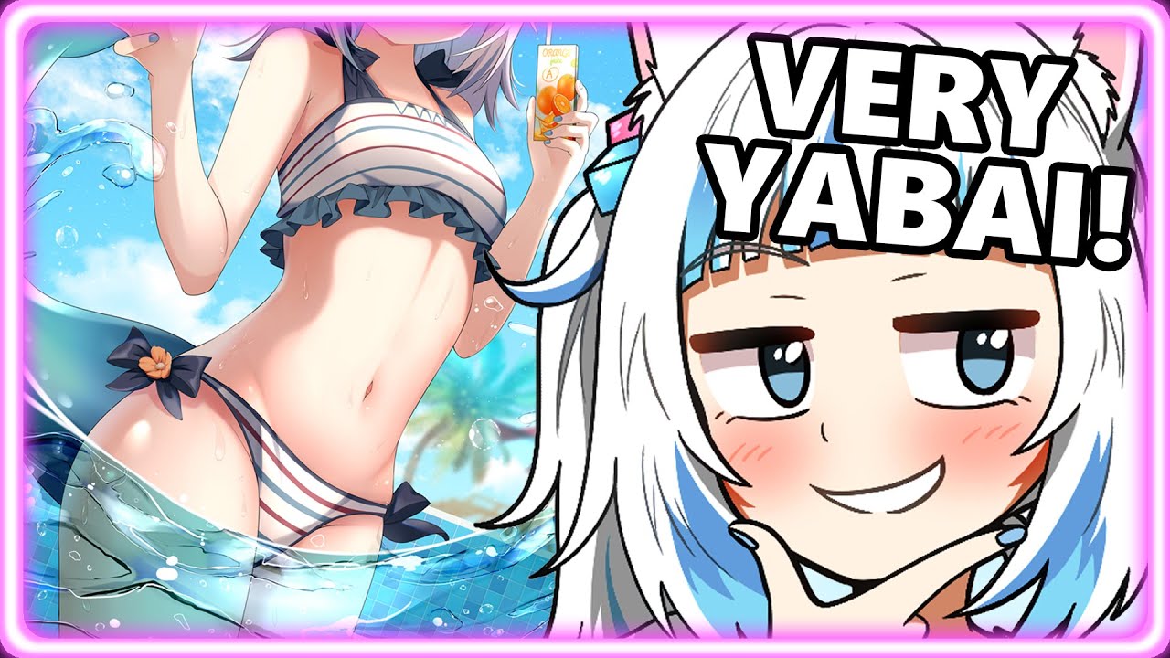 Gura is very excited to finally reveal her body...