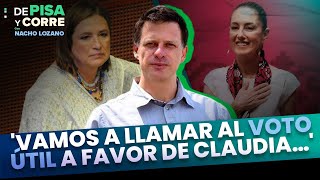 Fernando Belauzarán confunde nombre de Xóchitl Gálvez por el de Claudia Sheinbaum