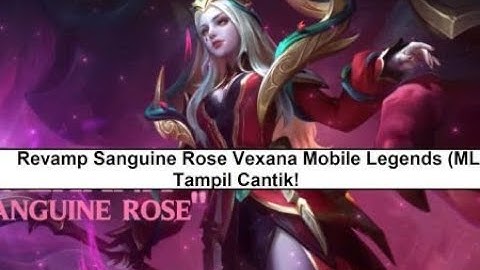 13 asis MVP Vexana One Shot Delete!! - Build Top1 Global Vexana, MLBB Revamp Sangking Vexana vs Fany